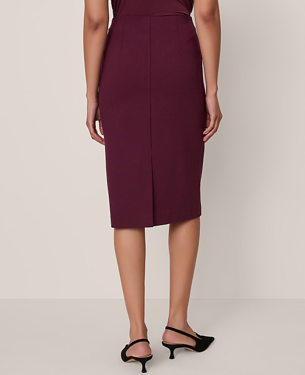 Petite Ponte Pencil Skirt