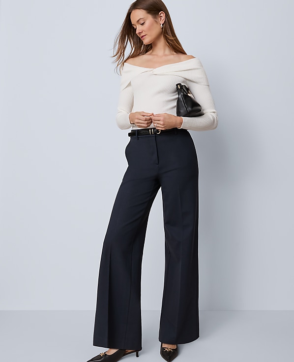 The Wide-Leg Pant in Ponte