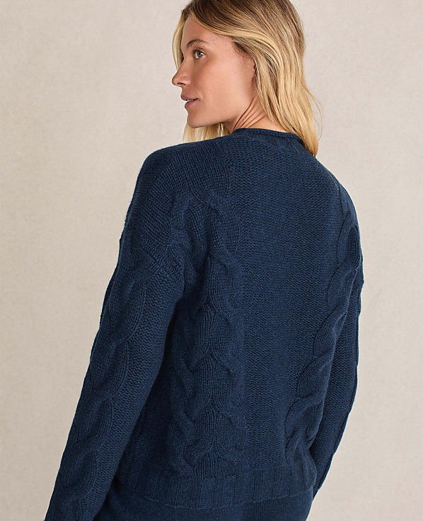Haven Well Within Cashmere Cable Roll Neck Sweater