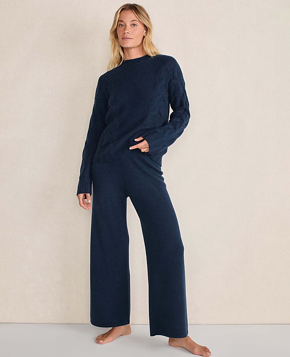 Haven Well Within Cashmere Cable Roll Neck Sweater