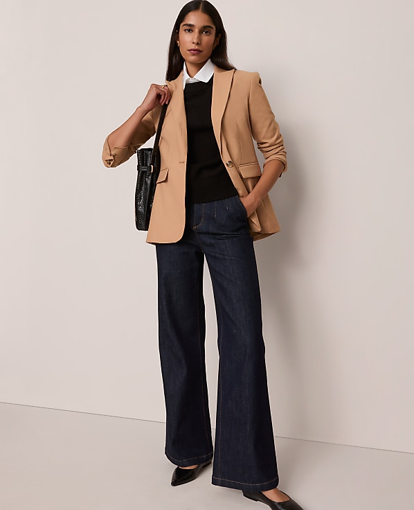 The Fitted Long Blazer