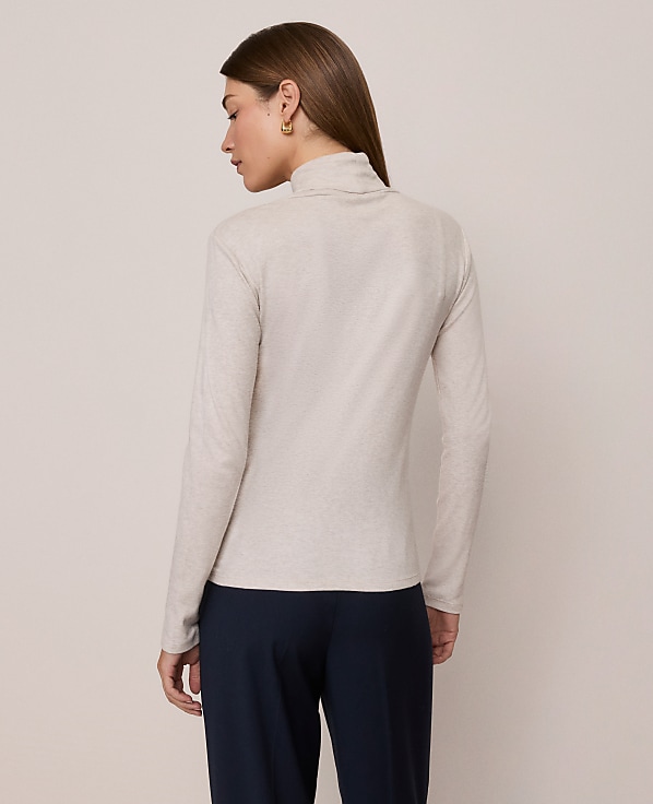 Petite Weekend Collection Turtleneck Top