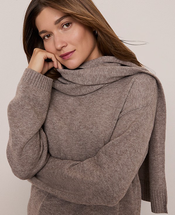 Weekend Scarf Sweater