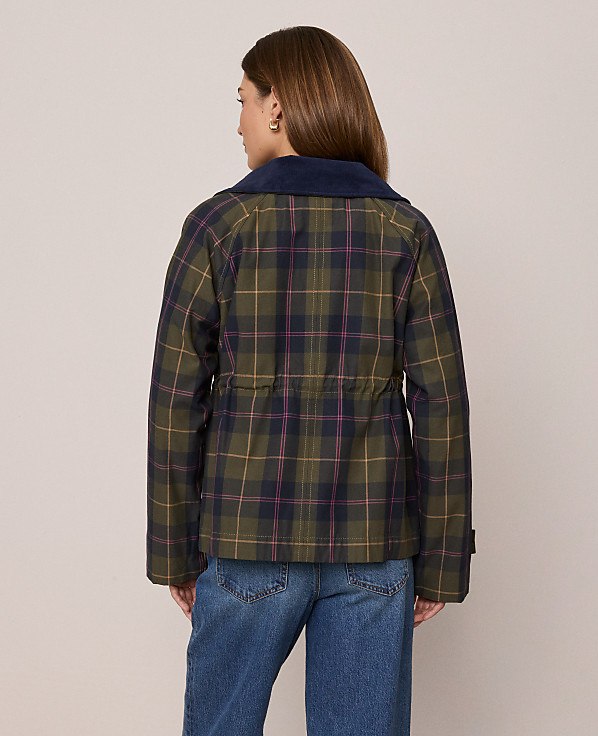 Weekend Collection Plaid Collared Jacket