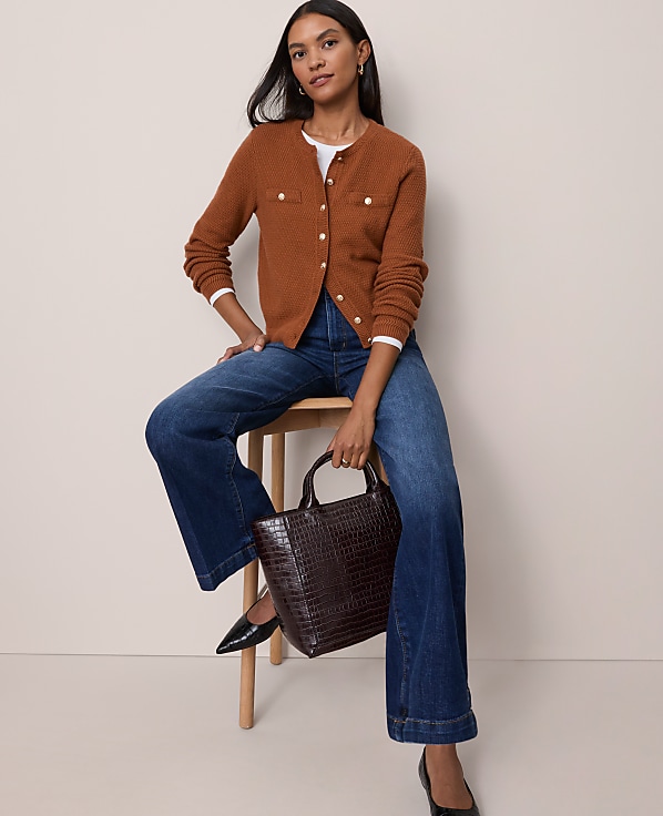 Textured Cardigan