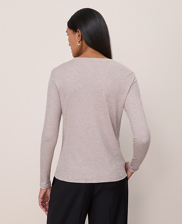 Long Sleeve Crew Neck Top