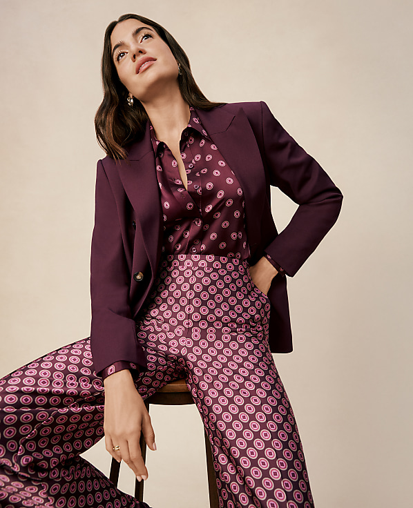The Fitted Long Double Breasted Blazer