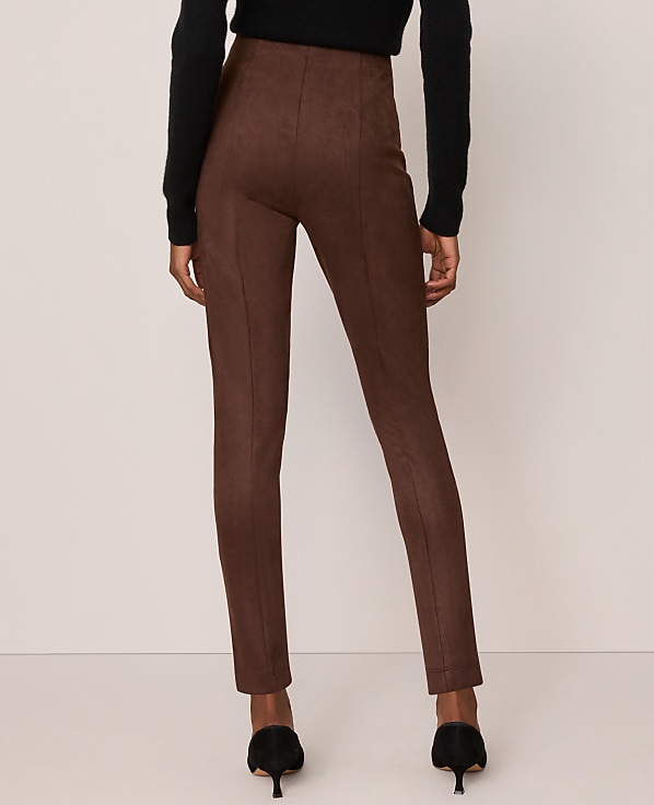 The Polished Legging in Faux Suede