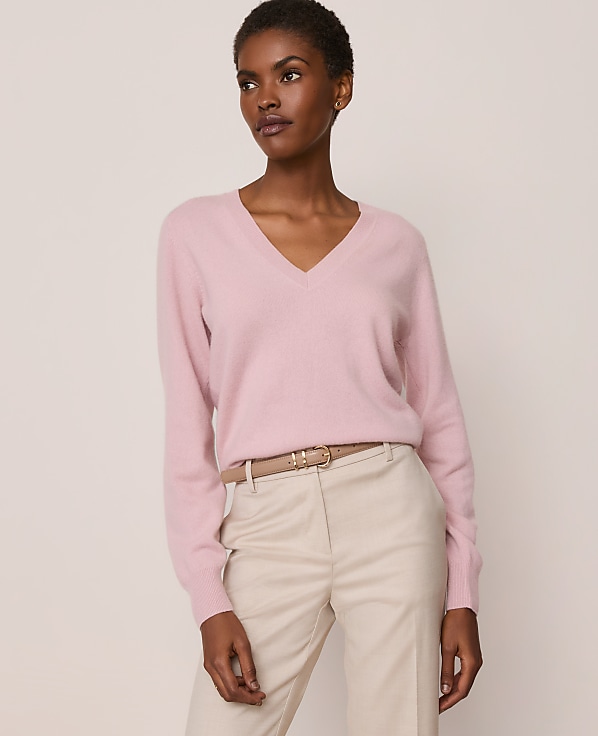 Cashmere V-Neck Sweater