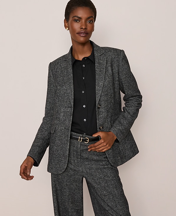 The Greenwich Blazer in Herringbone