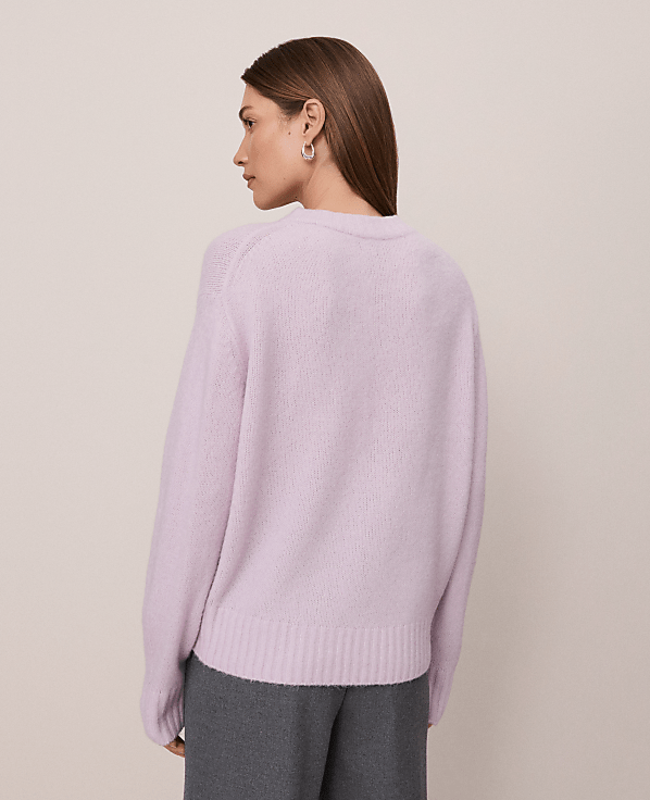 Petite Weekend Cozy Crew Neck Sweater