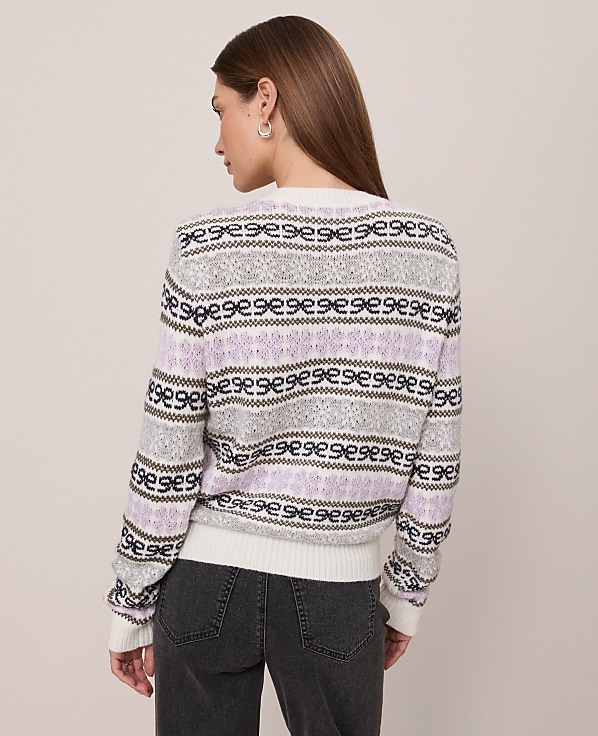 Petite Weekend Relaxed Fair Isle Sweater