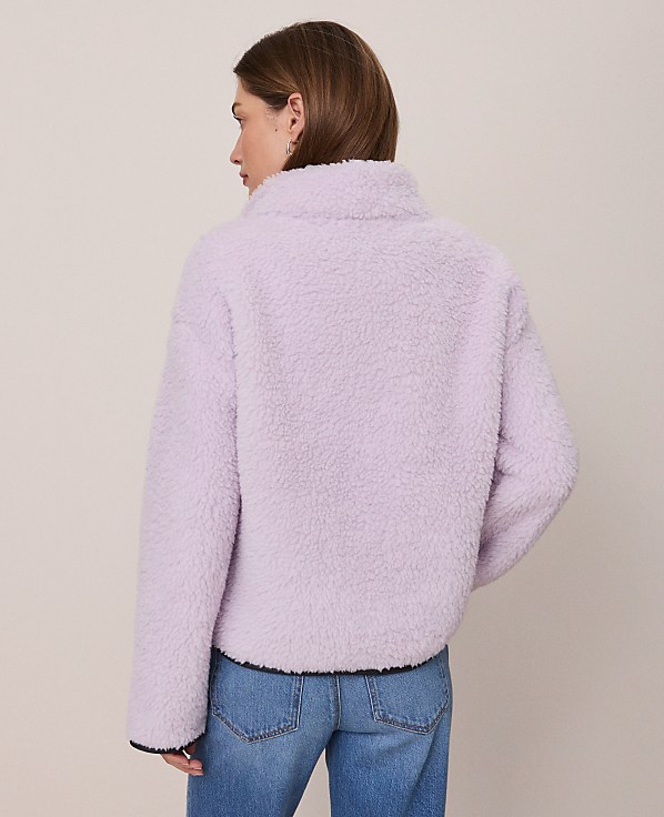 Weekend Half-Zip Sherpa Pullover