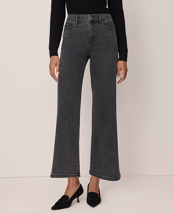 The Petite Wide-Leg Crop Jean