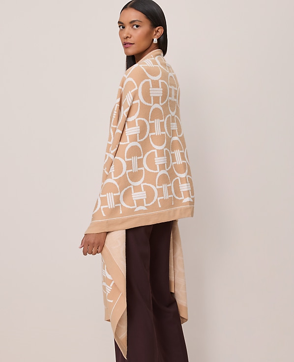 Chain Link Print Wrap Scarf