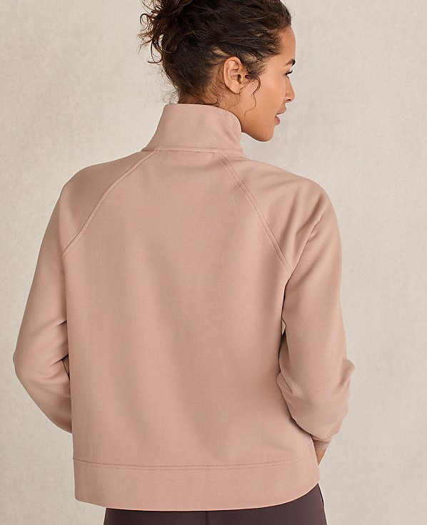 Haven Well Within Organic Cotton Blend Fleece Half Zip Pullover