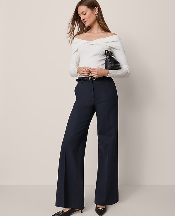 Twisted Off-The-Shoulder Sweater