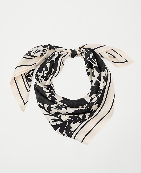 Floral Silk Scarf