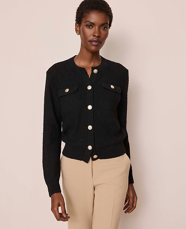 Boucl&eacute; Cardigan