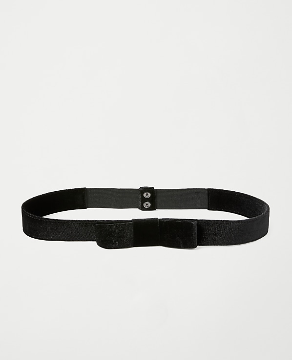 Velvet Bow Belt