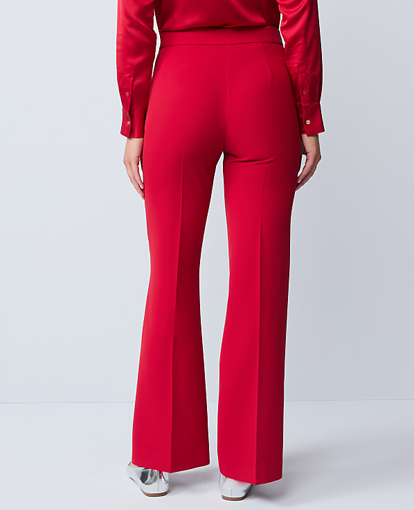 The Petite Flare Trouser in Fluid Crepe &mdash; Curvy Fit