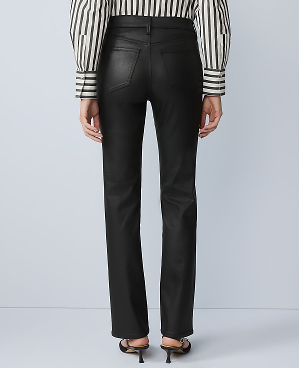 The Petite Coated Perfect Straight Jean