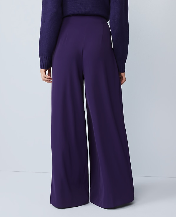 The Petite Triple Pleat Palazzo Pant
