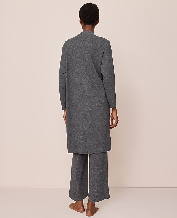 Ribbed Lounge Duster