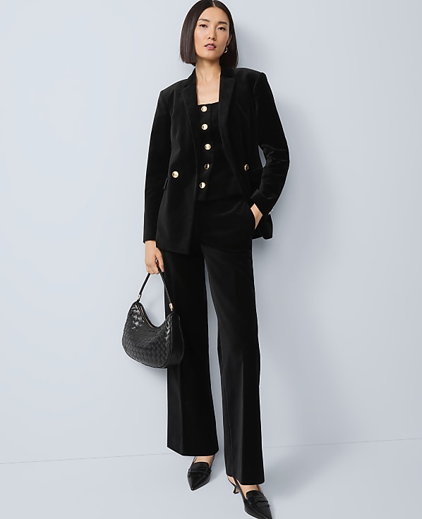 The Jayne Trouser in Velvet