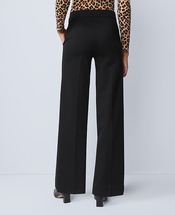 Weekend Easy Perfect Wide-Leg Pant in Ponte