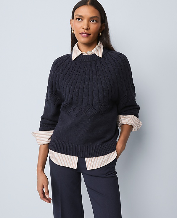 Weekend Mixed Stitch Sweater