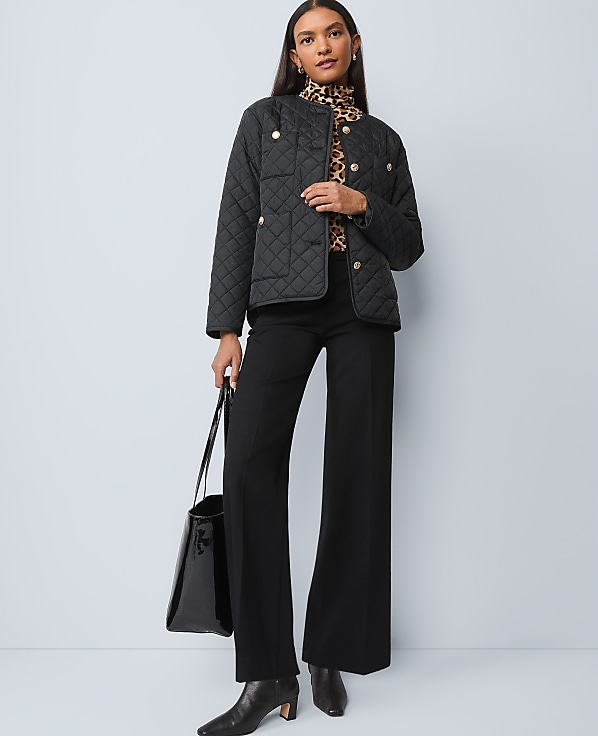 Weekend Easy Perfect Wide-Leg Pant in Ponte