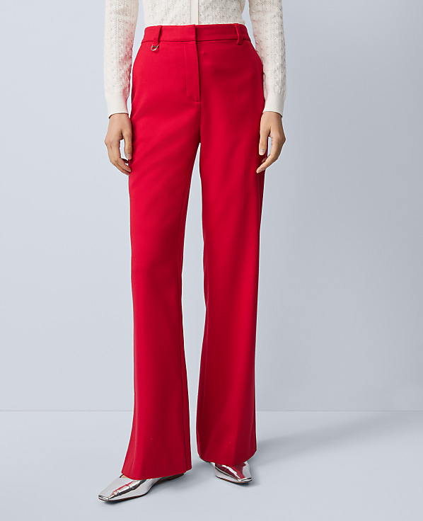 The Petite Slim Flare Trouser in Bi-Stretch