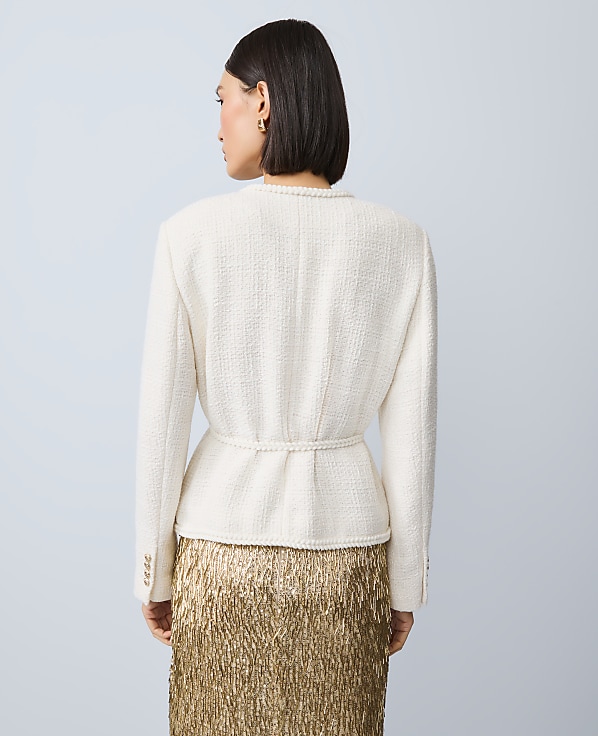 Tweed Belted Jacket