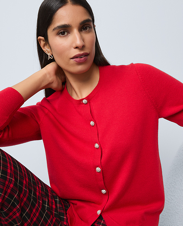 Petite Embellished Ann Cardigan