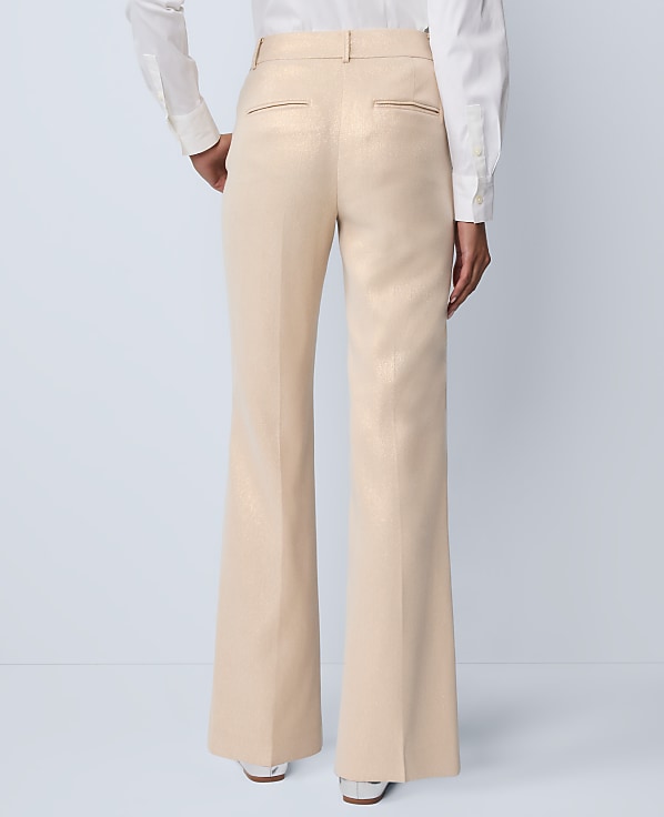 The Jayne Trouser in Metallic Jacquard