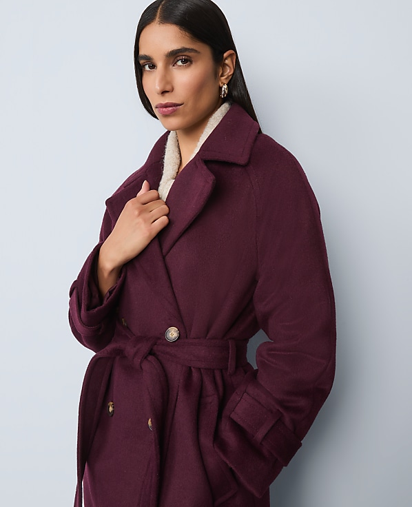 Petite Belted Trench Coat