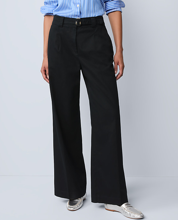 The Belted Wide-Leg Pant