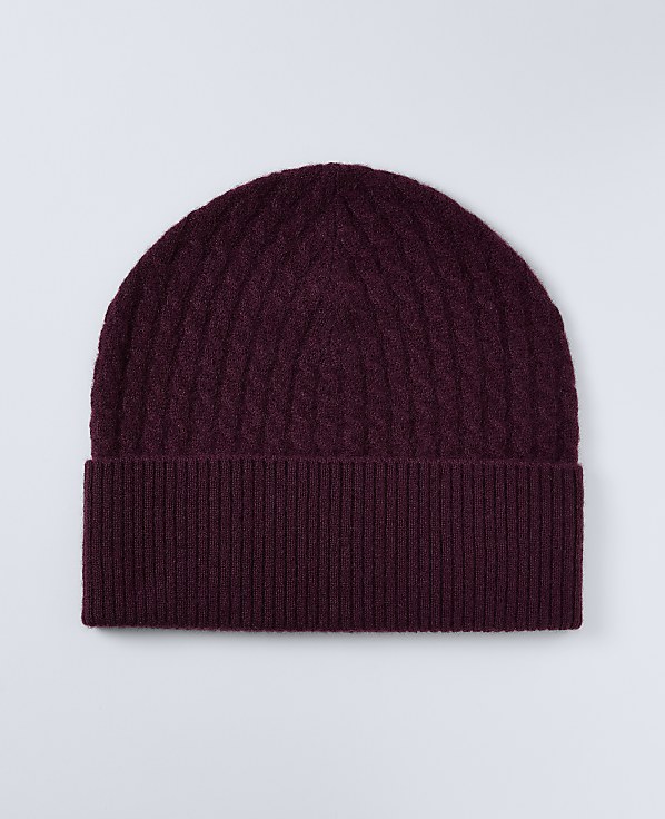 Cashmere Cable Hat