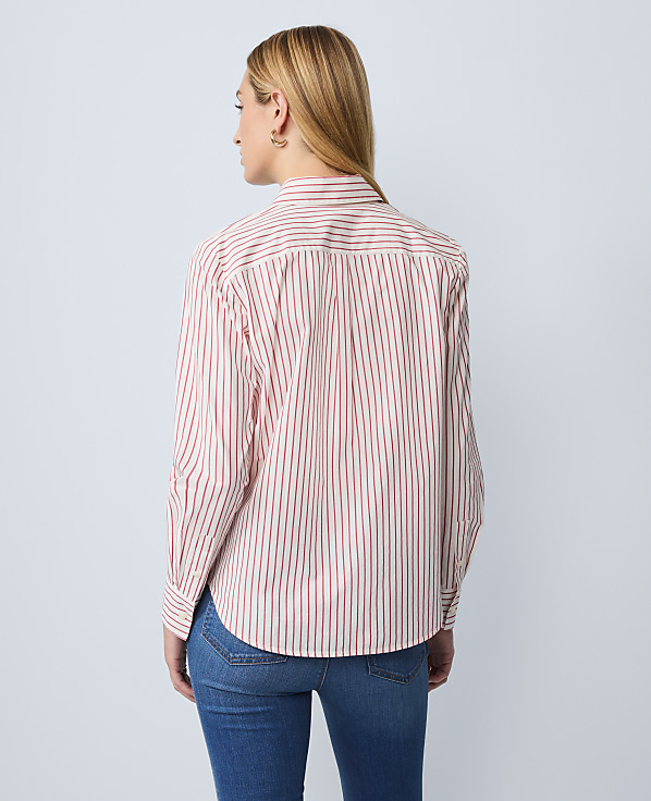 Weekend Striped Relaxed Perfect Shirt