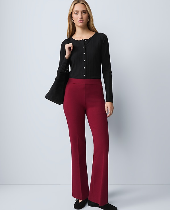 Weekend  Flare Pant in Ponte
