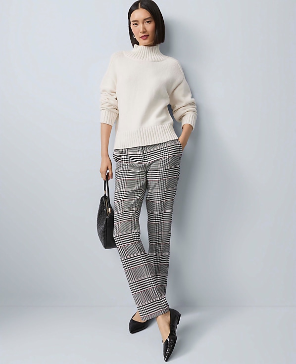 Ribbed Mock Neck Sweater