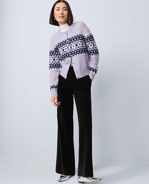 Petite Fair Isle Cardigan