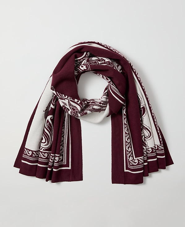 Paisley Wrap Poncho