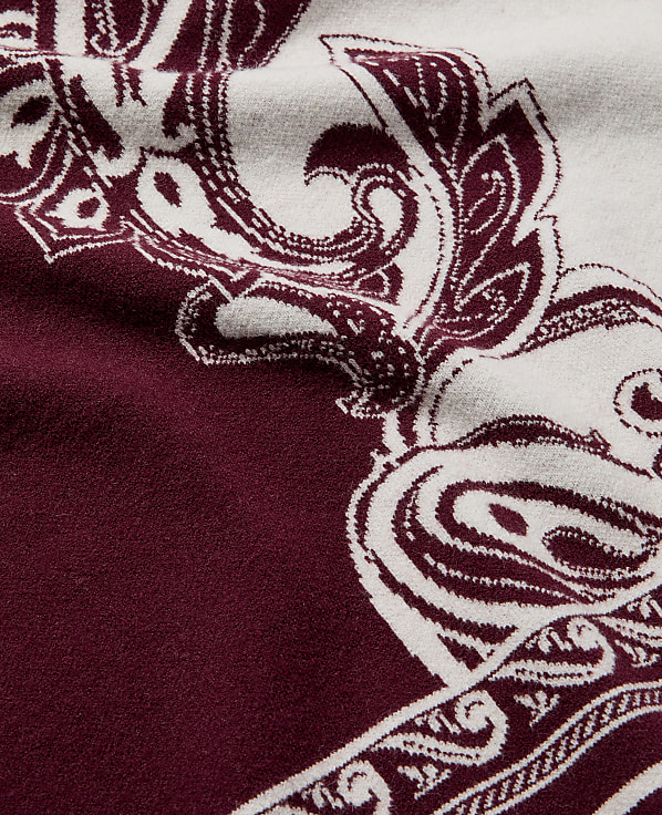 Paisley Wrap Poncho