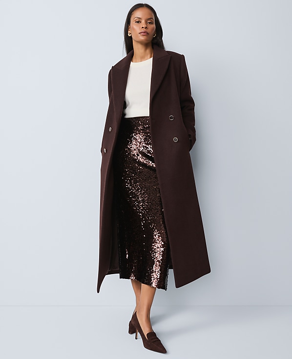 Studio Collection Sequin Pencil Skirt
