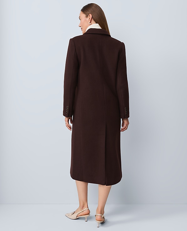 Studio Collection Cashmere Long Double Breasted Coat