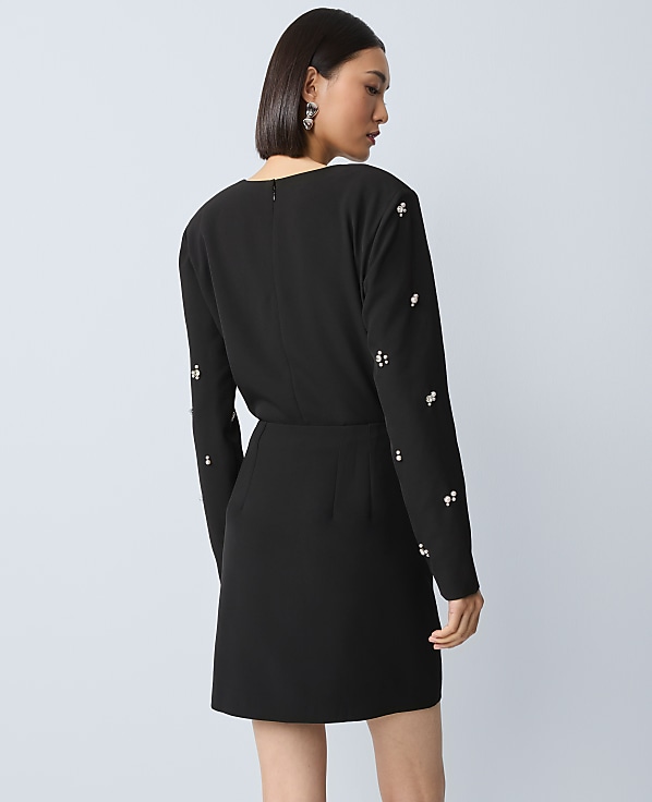 Embellished A-Line Skirt