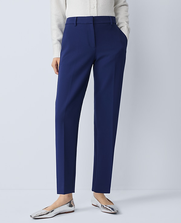 The Eva Ankle Pant in Doubleweave &mdash;&nbsp;Curvy Fit