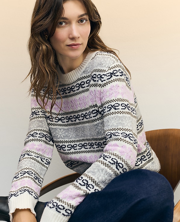 Weekend Relaxed Fair Isle Sweater